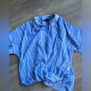Button up stripped shirt